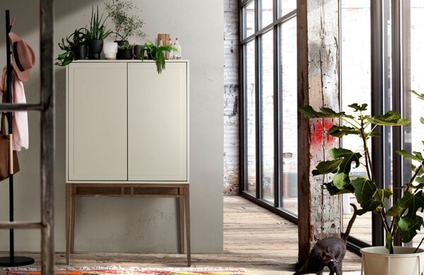 -25 % Dny MOMENTI– Šedá lakovaná komoda Angel Cerdá No. 3073, 90 x 45 cm