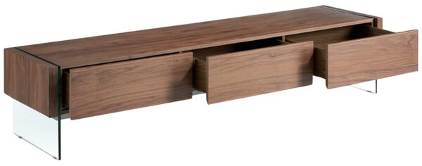 -25 % Dny MOMENTI– Ořechový TV stolek Angel Cerdá No. 3085, 188 x 45 cm