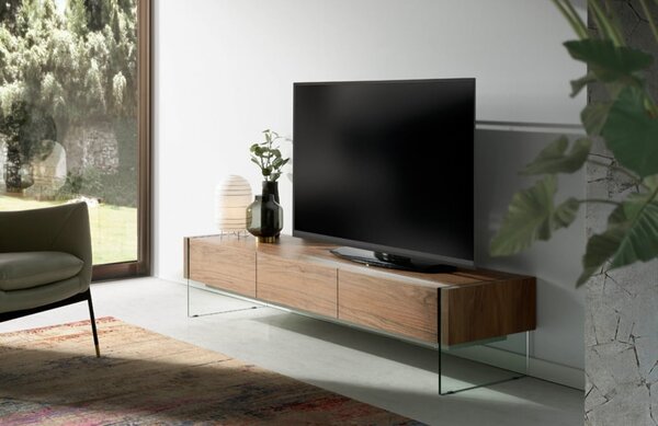 -25 % Dny MOMENTI– Ořechový TV stolek Angel Cerdá No. 3085, 188 x 45 cm