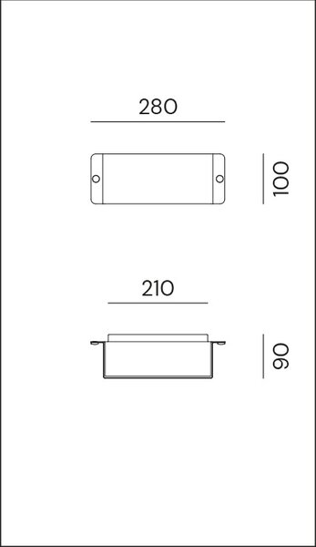 Il Fanale Il Fanale, nástěnné svítidlo Decori 252.03.RR