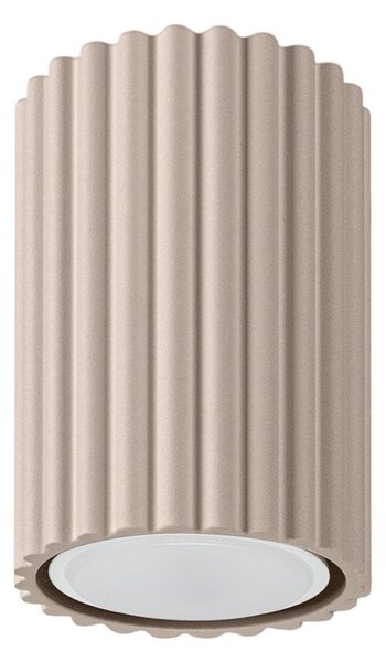 Taupe kovové bodové svítidlo ø 6,5 cm Gleam – Sollux