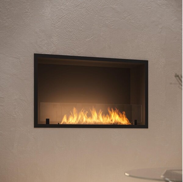 InFire - Vestavěný BIO krb 49,4x84,4 cm 3,5kW černá