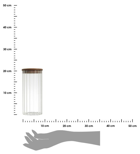 Skleněná nádoba na potraviny Arno 1100 ml