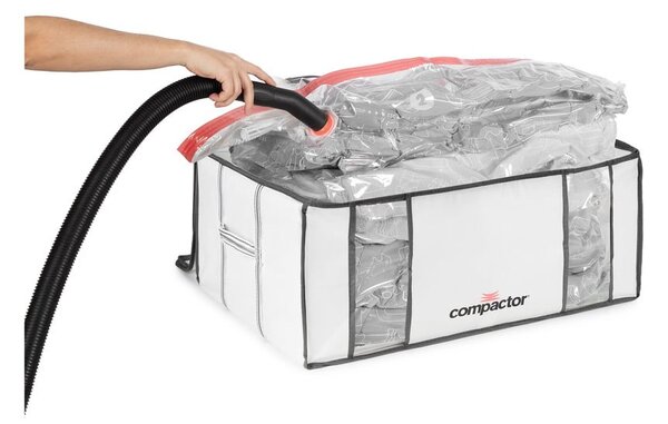 Vakuový/vyztužený látkový úložný box na oblečení 65x45x27 cm Life – Compactor