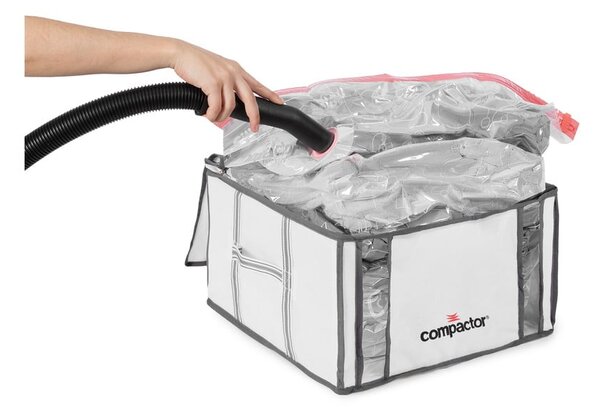 Vakuové vyztužené látkové úložné boxy na oblečení v sadě 2 ks 42x25x25 cm Life – Compactor
