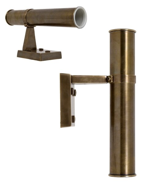 Nástěnná lampa Jossie Barva: spálená černá