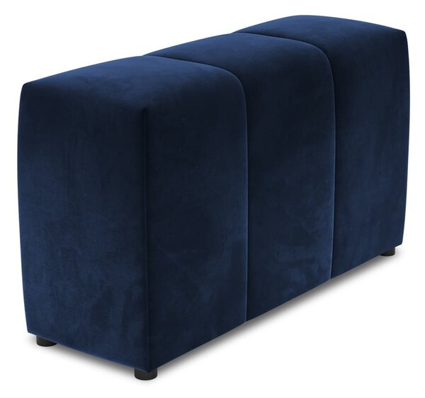 Modrá sametová opěrka k modulární pohovce Rome Velvet - Cosmopolitan Design