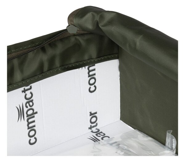 Zelený úložný box Compactor Oxford, 145 l