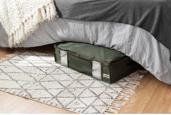 Zelený úložný box Compactor Oxford, 145 l