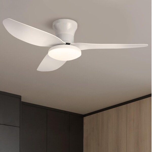 Brilagi - LED Stmívatelný stropní ventilátor LED/30W/230V 3000-6500K bílá + DO