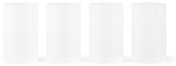 Ferm Living Sklenice Ripple Verrines set 4ks, frosted