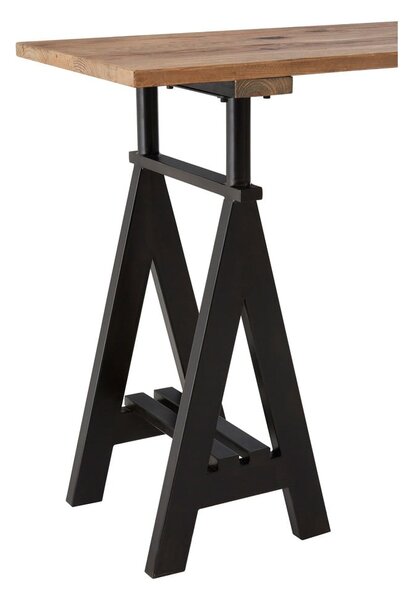Konzolový stolek s deskou z borovicového dřeva v přírodní barvě 45x130 cm Hampstead – Premier Housewares