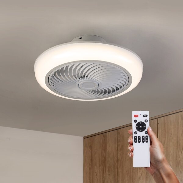 Brilagi-LED Stmívatelné svítidlo s ventilátorem LED/30W/230V 3000-6500K bílá+DO