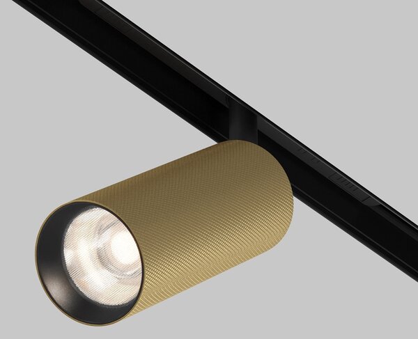 Maytoni Moderní stropní lištové LED svítidlo ARTISAN, 12W, d. 12,5 cm Barva: Černá, Teplota světla: 3000K - teplá bílá