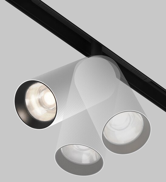Maytoni Moderní stropní lištové LED svítidlo ARTISAN, 12W, d. 12,5 cm Barva: Černá, Teplota světla: 3000K - teplá bílá