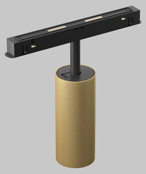 Maytoni Moderní stropní lištové LED svítidlo ARTISAN, 12W, d. 12,5 cm Barva: Černá, Teplota světla: 3000K - teplá bílá