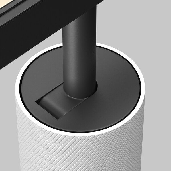 Maytoni Moderní stropní lištové LED svítidlo ARTISAN, 12W, d. 12,5 cm Barva: Černá, Teplota světla: 3000K - teplá bílá