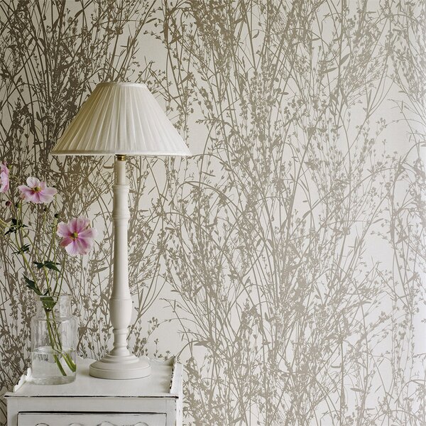 Sanderson Tapeta Meadow Canvas, kolekce Woodland Walk tapet Sanderson: Gilver/Linen
