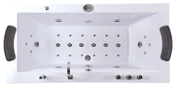 BPS-koupelny Hydromasážní vířivá vana RAMONA 640 180x90 bez ohřevu vody