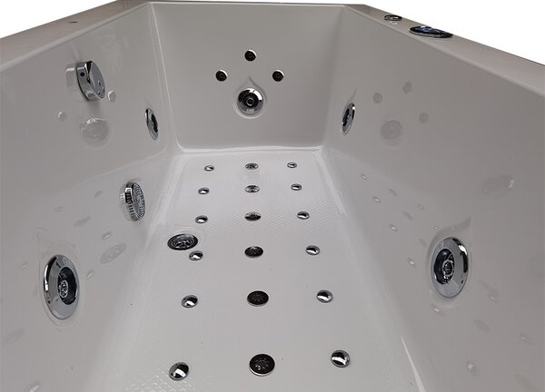 BPS-koupelny Hydromasážní vířivá vana RAMONA 640 180x90 bez ohřevu vody