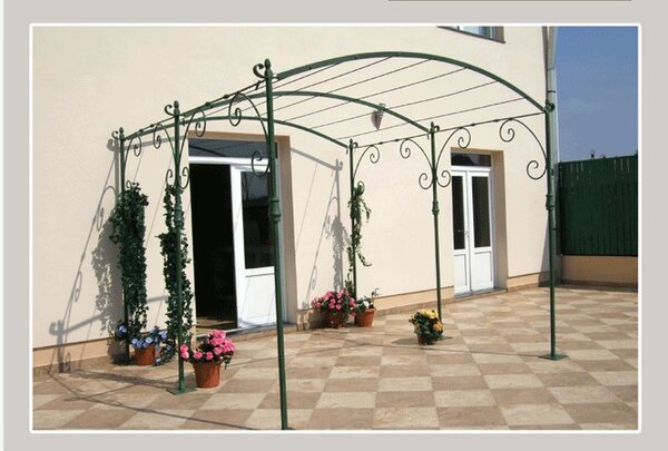 Kovová zahradní pergola 3 x 3 m