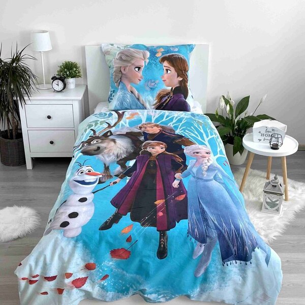 Dadka Vracov Jerry Fabrics Frozen 2 Family dětské bavlněné povlečení Rozměr: 1x 70 x 90 a 1x 140 x 200 cm