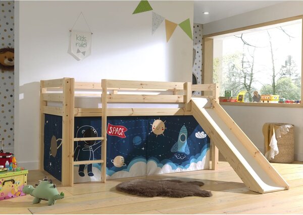 Dětský závěs k posteli 4 ks 195x75 cm Space Shuttle – Vipack