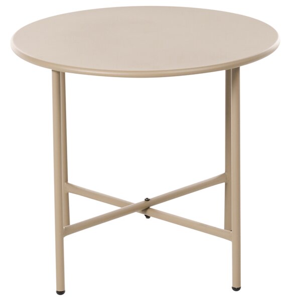 Bistro stolek OVARO 50 cm 50 cm Kov Béžová