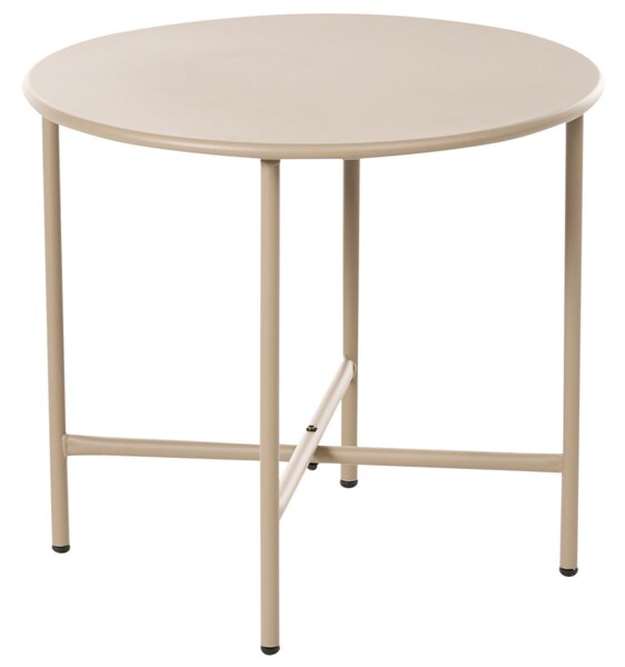 Bistro stolek OVARO 50 cm 50 cm Kov Béžová