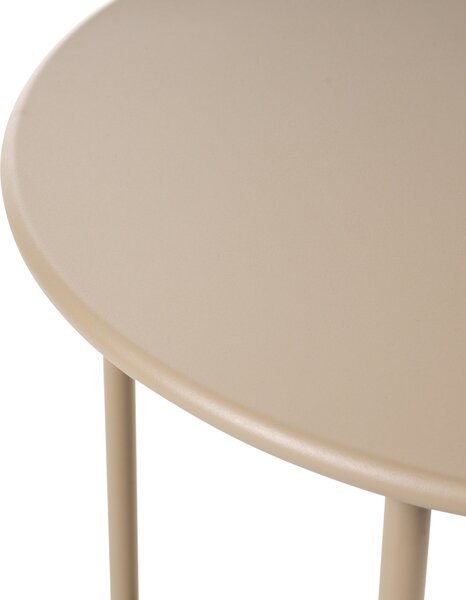 Bistro stolek OVARO 50 cm 50 cm Kov Béžová