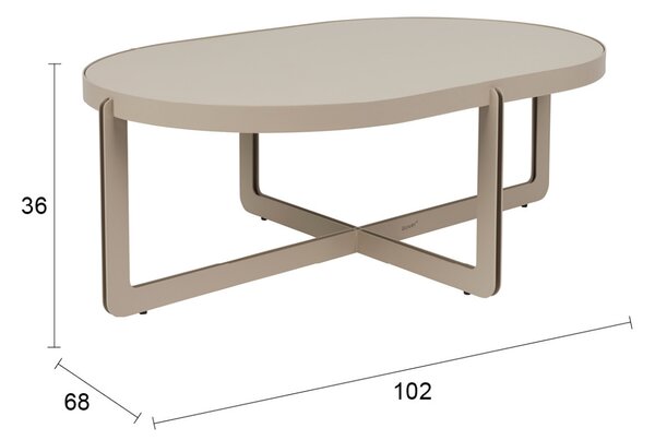 -25 % Dny MOMENTI– Zuiver Konferenční stolek CENTRE 102 x 68 cm