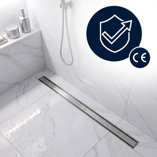BPS-koupelny Sprchový odtokový žlab DL03 SLIM ST 70 cm, satén