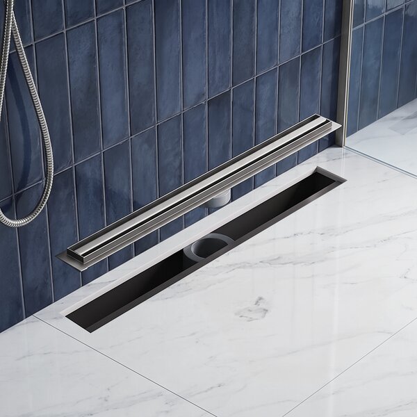 BPS-koupelny Sprchový odtokový žlab DL03 SLIM ST 70 cm, satén