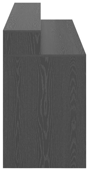 Stůl se zásuvkou Černý dub 200 x 55 x 91 cm Kompozitní dřevo 3365616