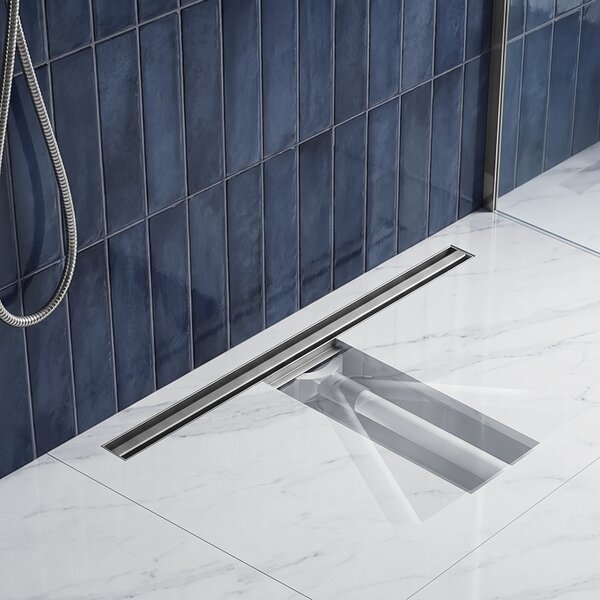 BPS-koupelny Sprchový odtokový žlab DL03 SLIM ST 70 cm, satén
