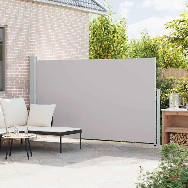 Zatahovací boční markýza 180 x 314 cm šedá 313401