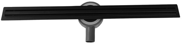 BPS-koupelny Sprchový odtokový žlab DL03 SLIM BL 60 cm, černý