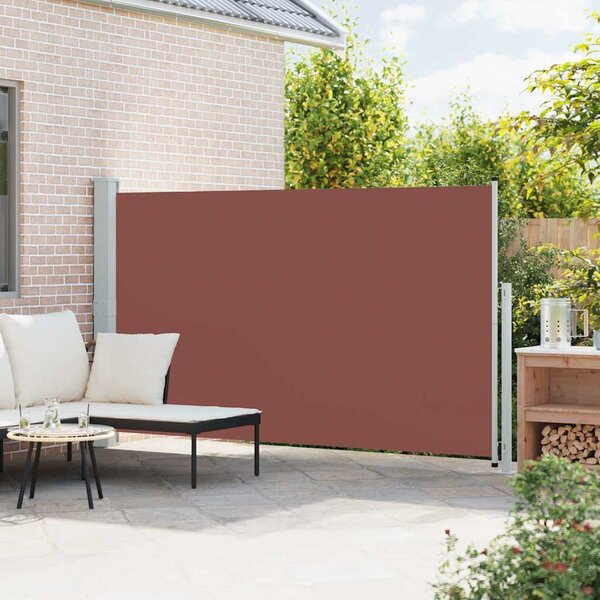 Zatahovací boční markýza 180 x 314 cm hnědá 313402