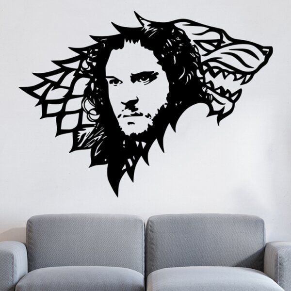 Samolepka Hra o trůny Jon Snow