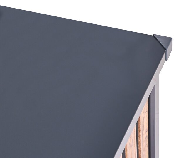 Úložný box BUGGIO 135 cm 60 cm Kov Hnědá