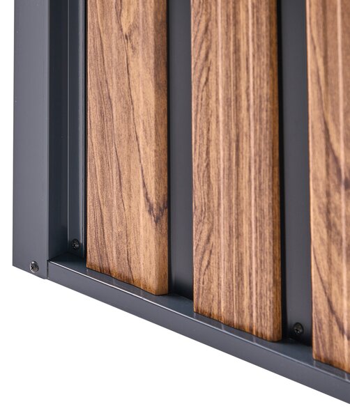 Úložný box BUGGIO 135 cm 60 cm Kov Hnědá