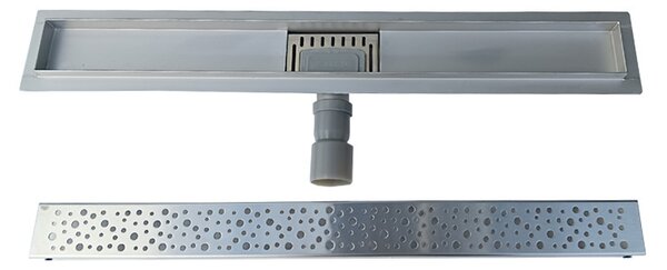 BPS-koupelny Sprchový odtokový žlab DL01 DL01 WAVE G5 ST 50 cm, satén