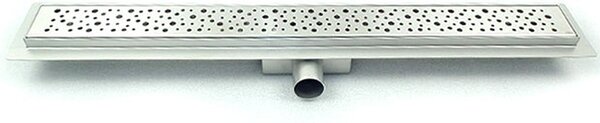 BPS-koupelny Sprchový odtokový žlab DL01 DL01 WAVE G5 ST 50 cm, satén
