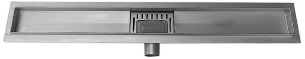 BPS-koupelny Sprchový odtokový žlab DL01 QUBE G3 ST 50 cm, satén