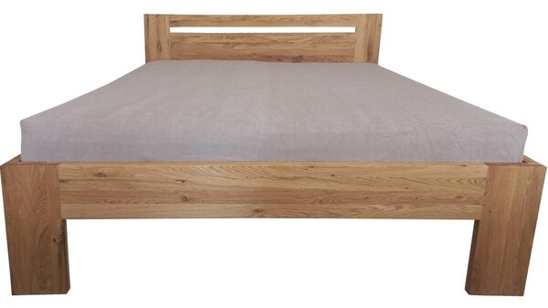 Oak´s Dubová postel Grandioso 4 cm masiv rustik - 180x200 cm