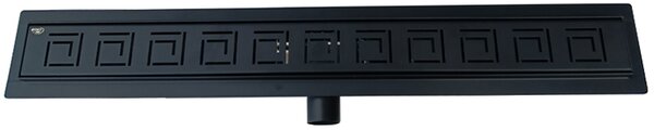 BPS-koupelny Sprchový odtokový žlab DL01 SIGMA G5 BL 70 cm, černý