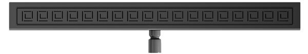 BPS-koupelny Sprchový odtokový žlab DL01 SIGMA G5 BL 70 cm, černý