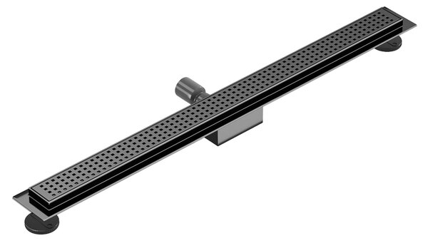 BPS-koupelny Sprchový odtokový žlab DL01 QUBE G3 BL 50 cm, černý