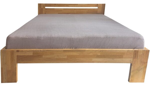 Oak´s Dubová masivní postel Grandioso - dub cink - 140x200 cm