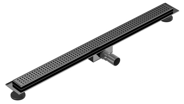 BPS-koupelny Sprchový odtokový žlab DL01 QUBE G3 BL 50 cm, černý